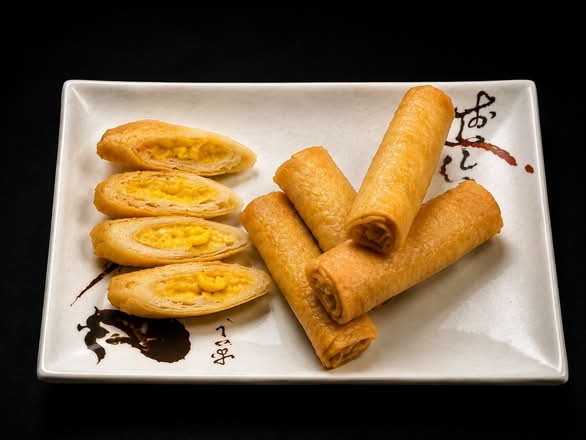 Sweet Corn Spring Rolls