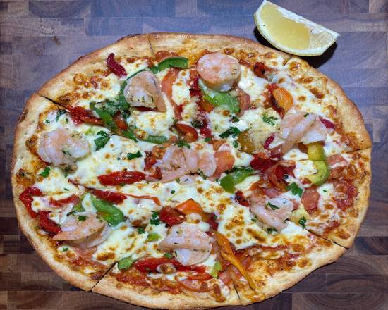 Garlic Prawn Pizza