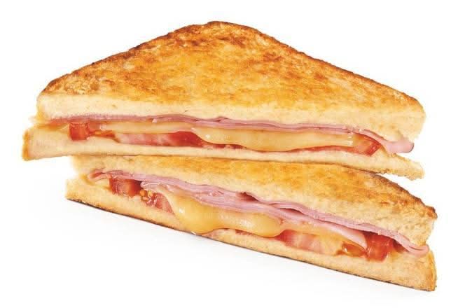 Ham Cheese and Tomato Toastie