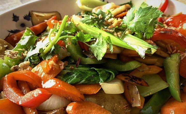 Seasonal Vegetables with Tofu (V, VG, GF)