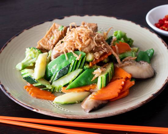 Mixed Vegetable with Chinese Mushroom and Tofu