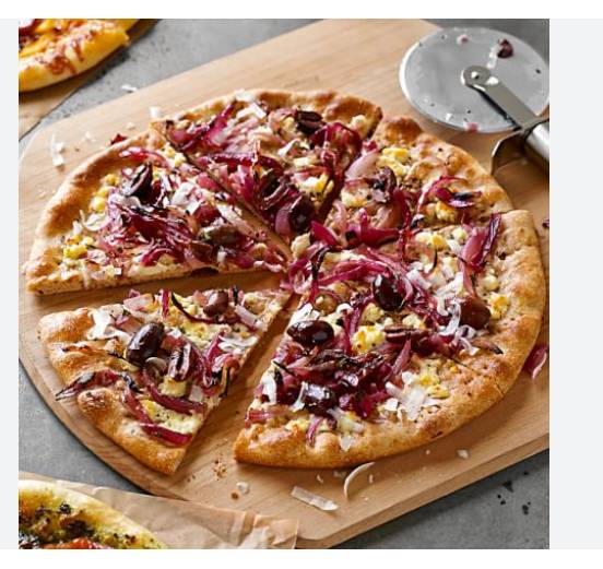 Olive and feta Pizza