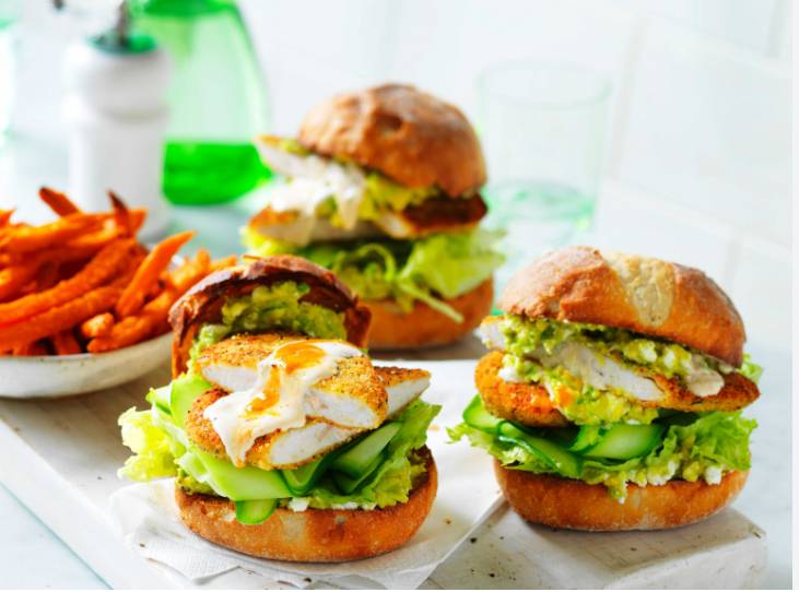 Chicken Schnitzel Burger