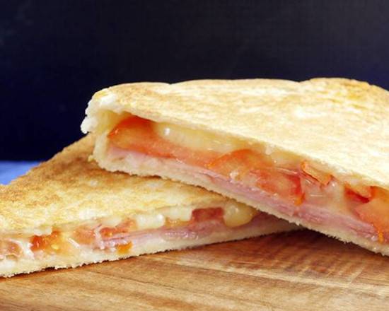Ham, Cheese, Tomato Toastie