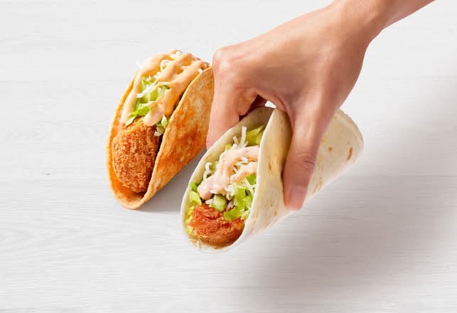 3 x Crispy Chicken Tender Taco with Chipotle Mayo