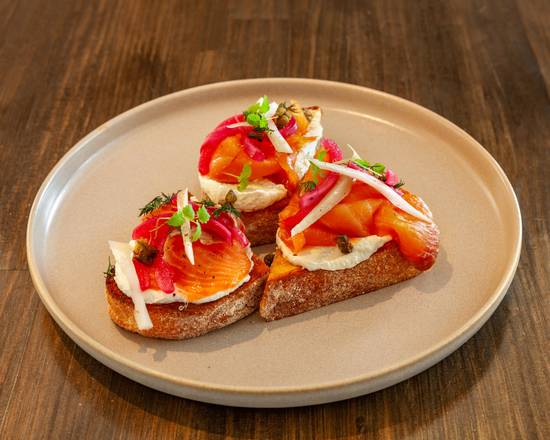Salmon Crostini