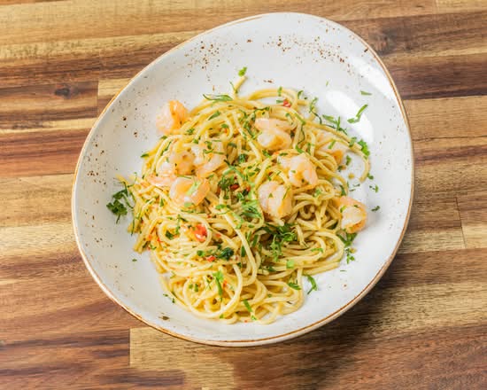 Linguine Prawn Aglio Olio