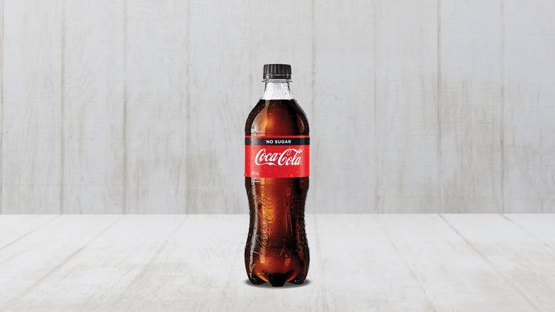 600ml Coca Cola No Sugar