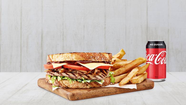 Steak Sandwich with the Lot Deal
