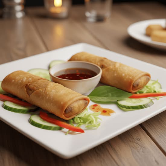 Spring Rolls Vegetable (4Pcs)