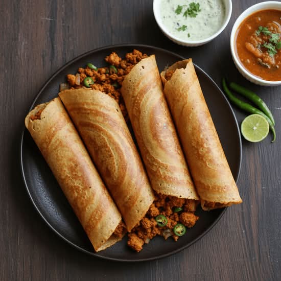 Chicken Keema Dosa