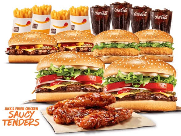 Saucy Tenders Mega Feast Small