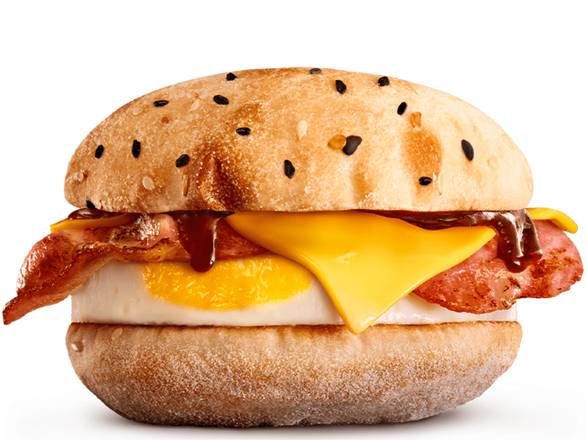 Bacon & Egg Turkish Brekky Roll