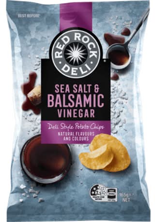 Red Rock Chips with Salt and Balsamic Vinegar