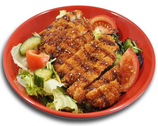 Salad With Katsu Chicken
