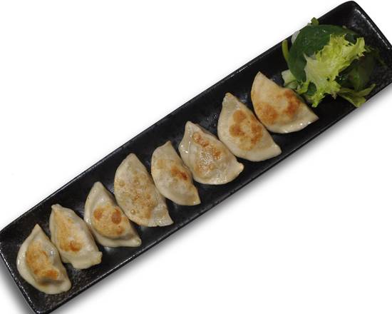 Pan Fried Chicken and Mushroom Dumplings
