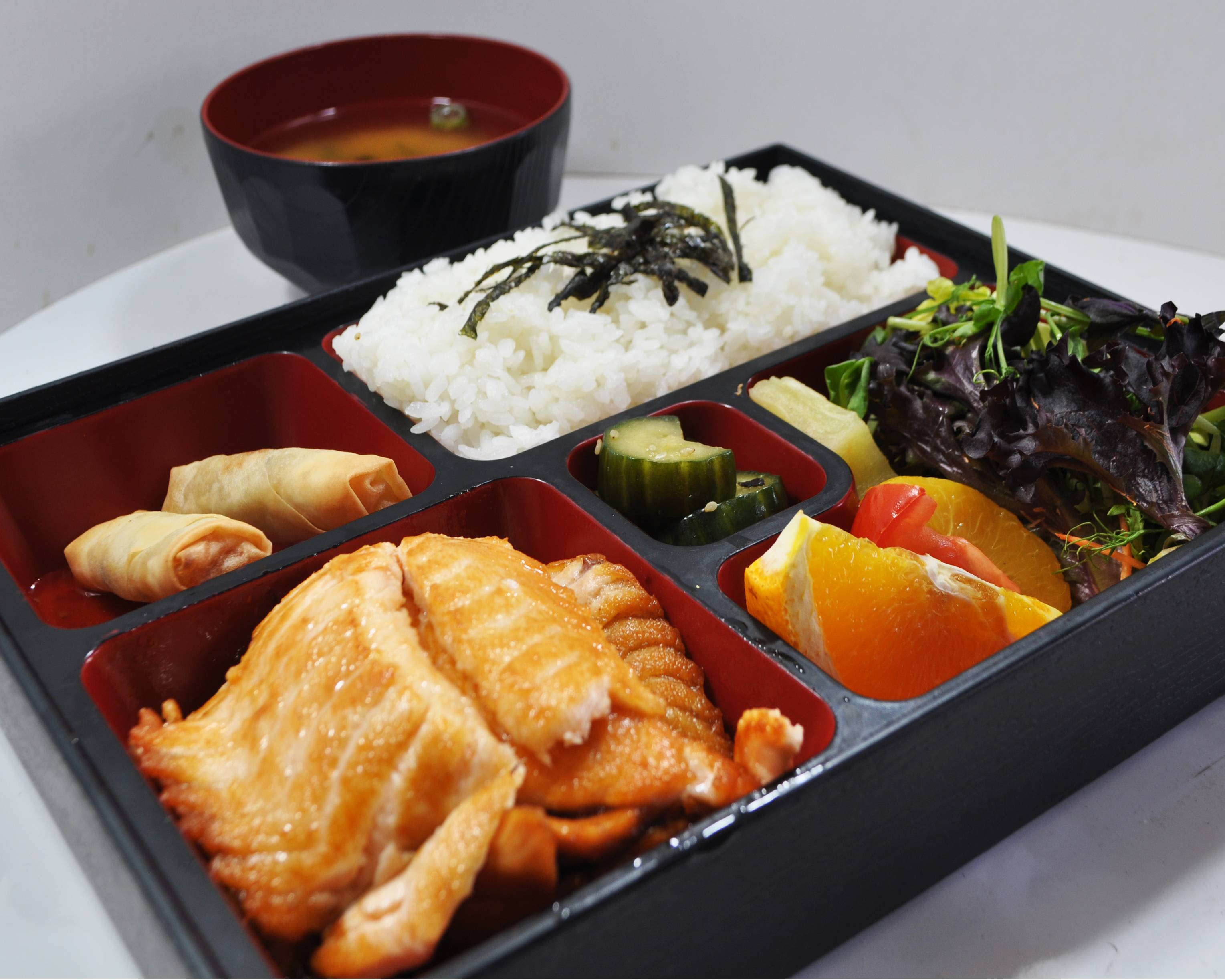Teriyaki Salmon Bento