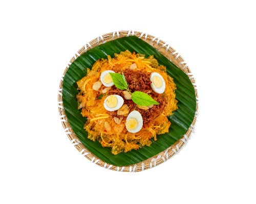 Vietnamese spicy rice paper mixed/banh trang tron