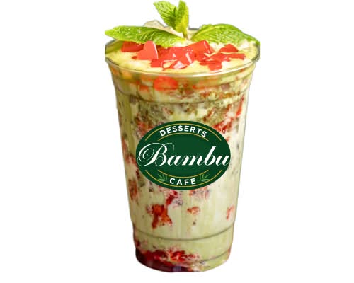 iced Matcha Strawberry/matcha dau