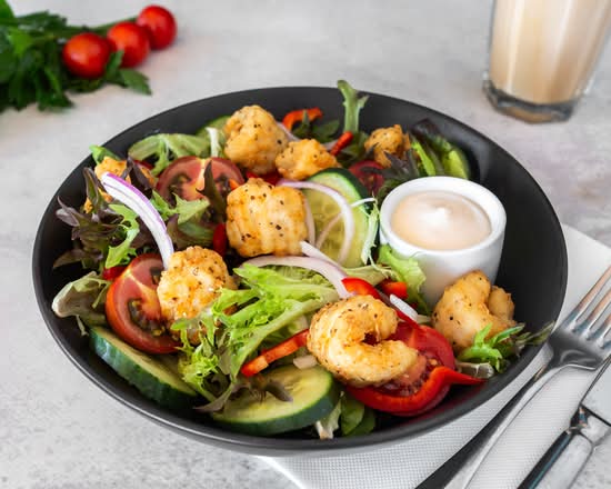 Salt and Pepper Squid Salad