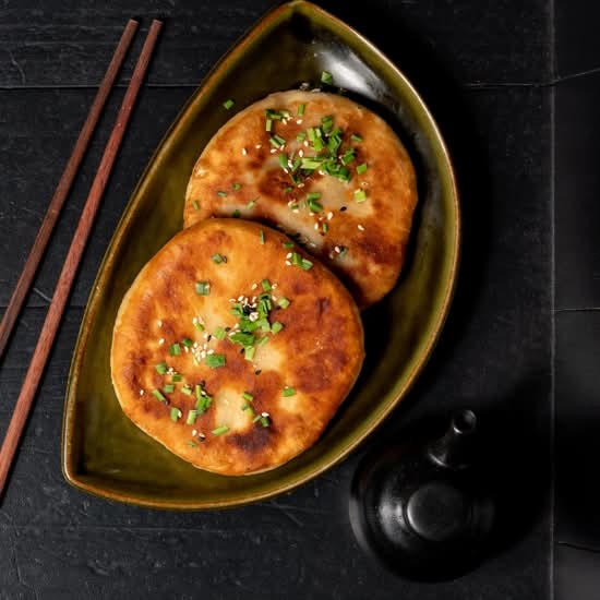 Radish & Chive Pancakes