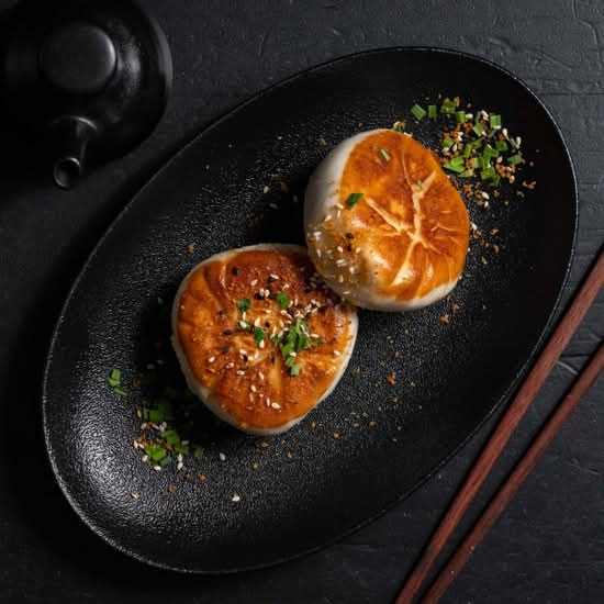 Panfried BBQ Pork Buns