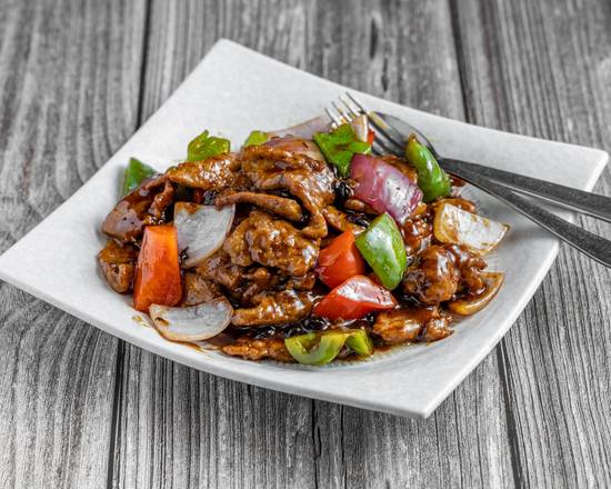Beef in Black Bean Sauce