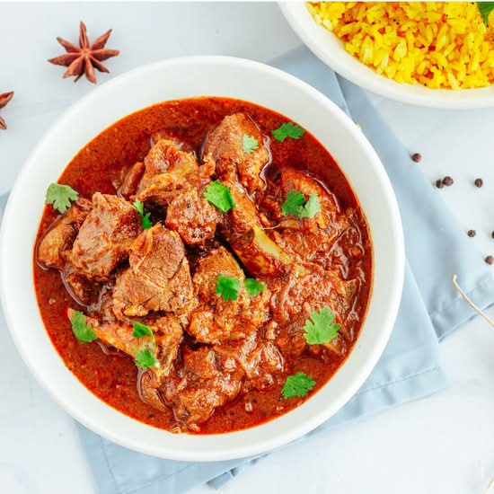Beef Vindaloo (hot)