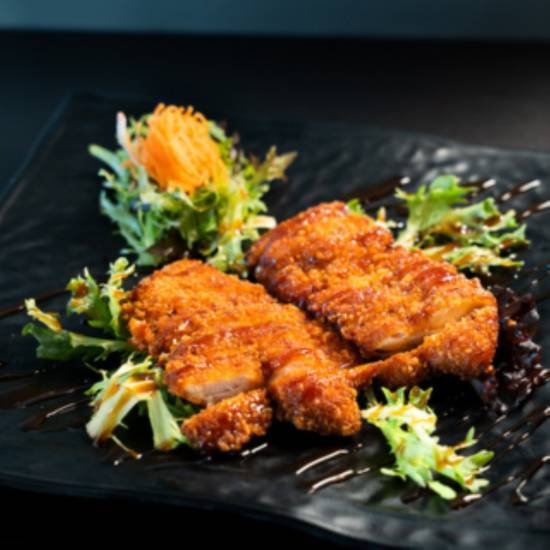 Chicken Katsu with Tonkatsu Sauce