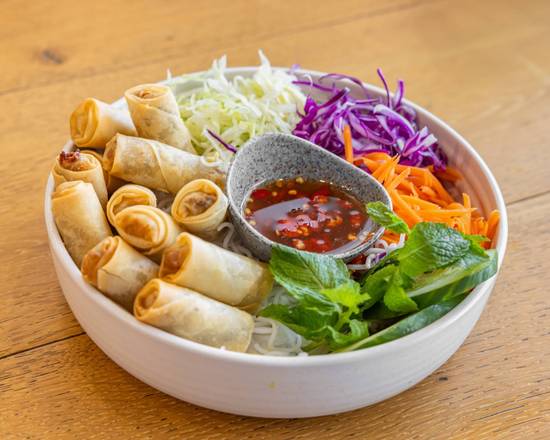 Spring Rolls Vermicelli Noodle Salad (6) (VGO) (GFO)