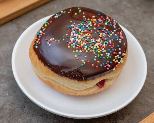 Chocolate Jam Donut