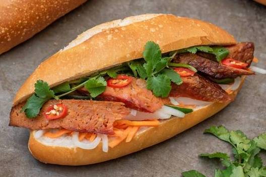 Pork Skewer Nem Nuong Bánh Mì