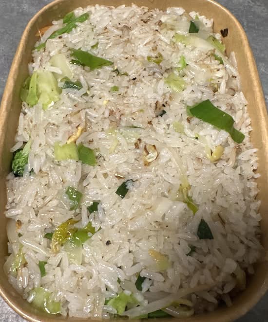 Vegetarian fried rice (s)