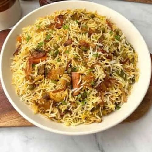 Plate Of Veg Biryani