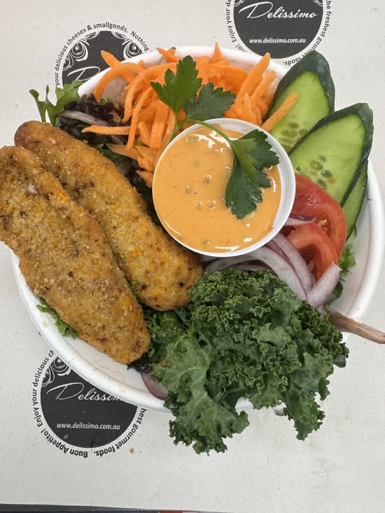 LARGE CHICKEN TENDERS SALAD BOWL