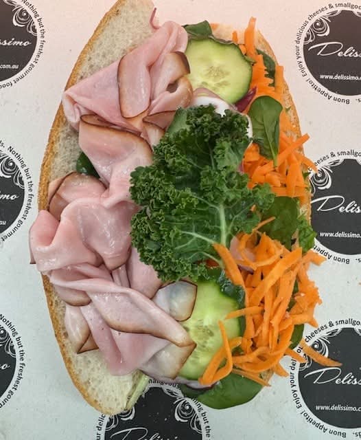 SMOKED HAM & SALAD ROLL