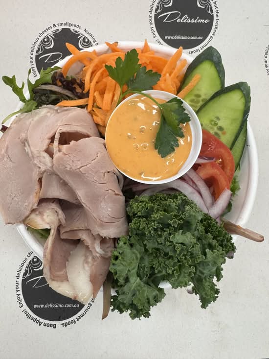 LARGE ROAST PORK SALAD BOWL