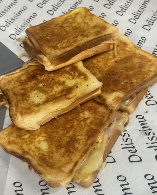 TOASTED SANDWICH - CUBANO : ROAST PORK,PICKLES, DIJON MUSTARD, SWISS CHEESE