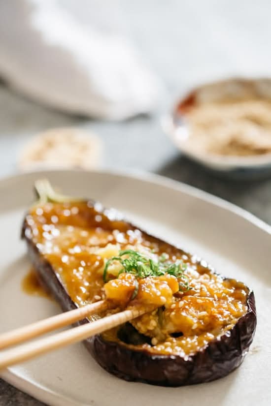 Nasu Dengaku (Roasted Eggplant)
