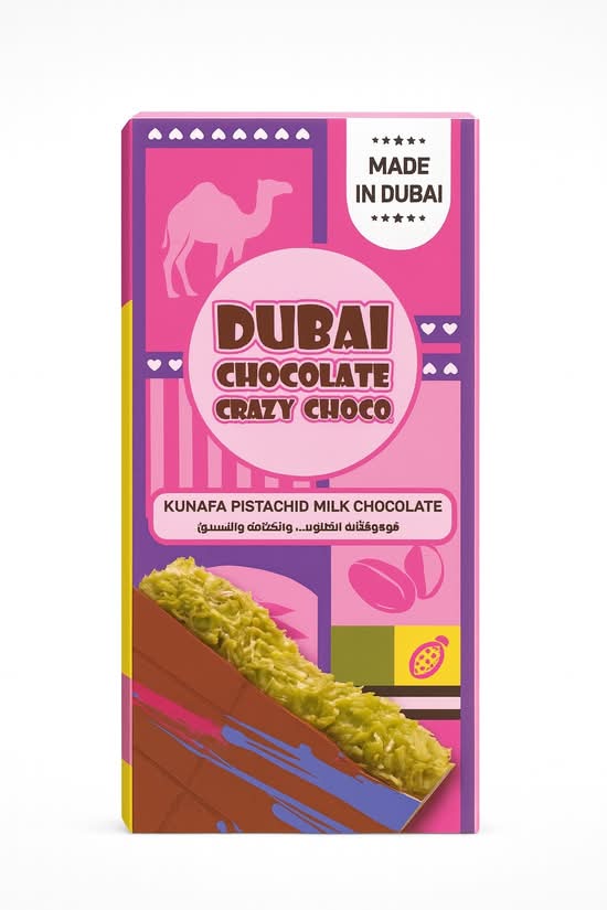 Dubai Chocolate – Kunafa Pistachio