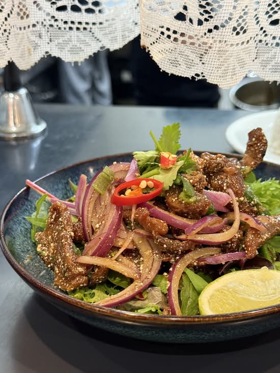 Larb Crispy Duck