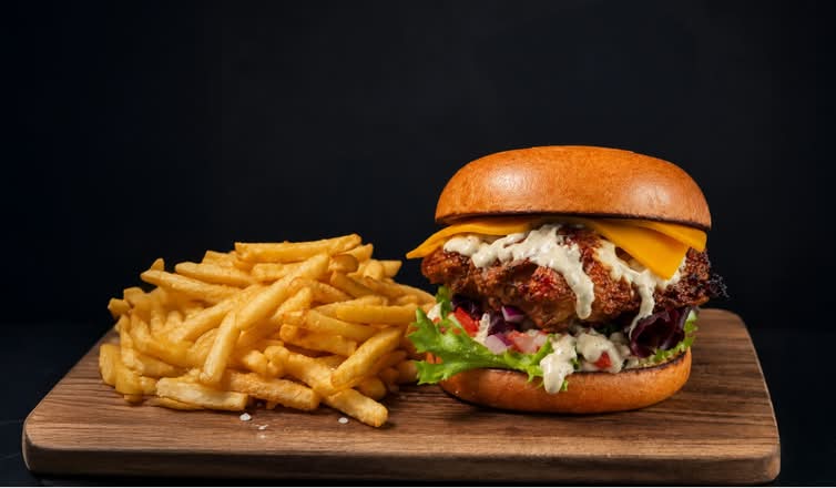 Smoky Chicken Burger