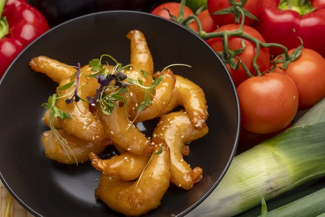 Honey King Prawns