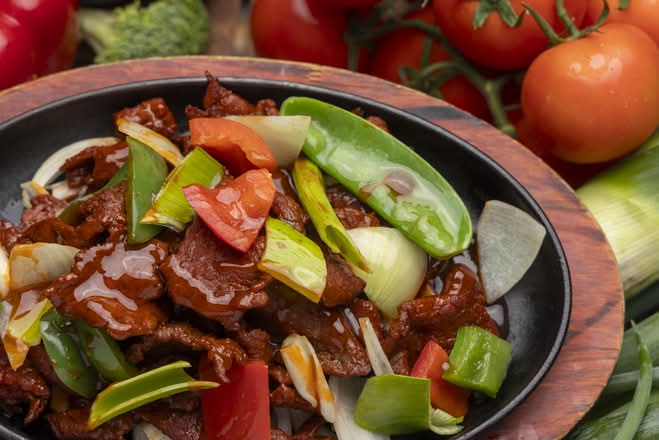 Sizzling Mongolian Lamb