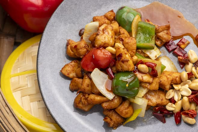 Kung Pao Chicken with Peanut and Chilli Sauce