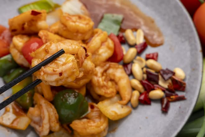 Kung Pao King Prawns