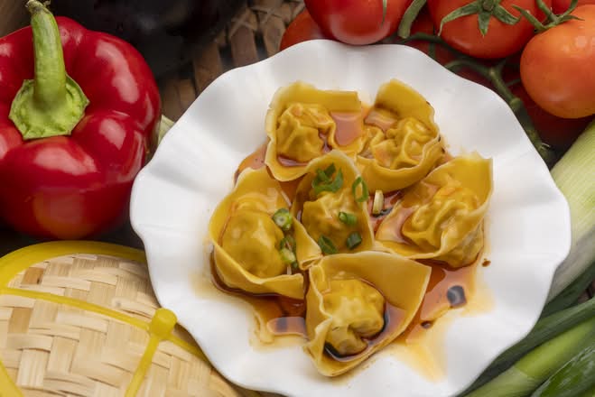 Wonton in Chilli Oil Sauce