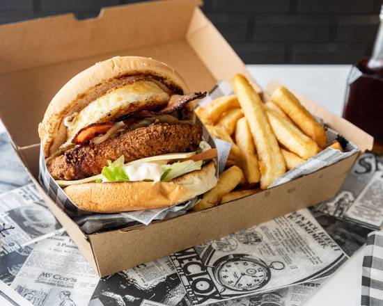 Chicken Burger with The Lot