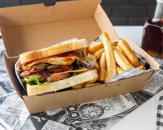 Steak Sandwich with the Lot