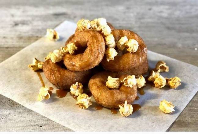 Caramel Popcorn Donuts